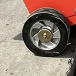 Transport wheel and frame connection in the listing image.