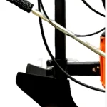 Lever, cable and rear attachment arrangement in the source component image.