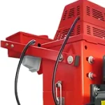 DC350 upper housing, slots and frame brackets from the source comparison illustration; not another machine or a new angle.