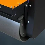 Front steel drum and side cover from the listing whole-machine image; confirm delivered configuration.