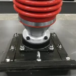 Reference shoe mounted below a rammer bellows