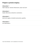 Enquiry checklist